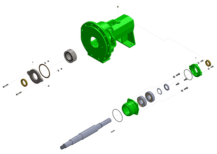 Centrifugal-Pump--EV--Bearings