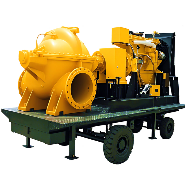 Trailer Mounted Engine-Driven Double Suction Pumps